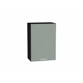 Шкаф верхний с 1-ой дверцей Квадро Аквамарин/Graphite 716*500*321