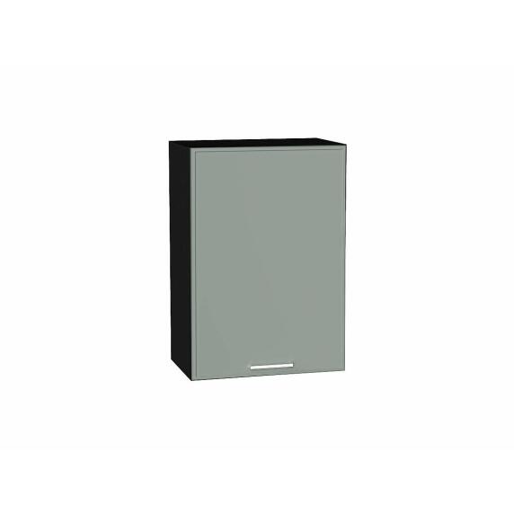 Шкаф верхний с 1-ой дверцей Квадро Аквамарин/Graphite 716*500*321