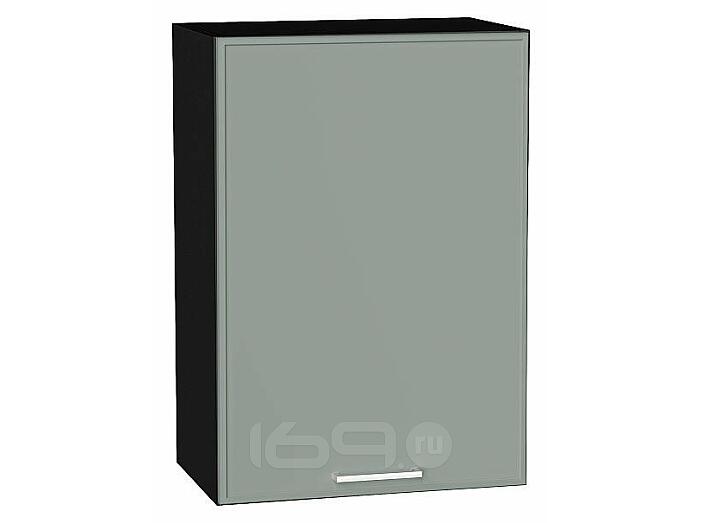 Шкаф верхний с 1-ой дверцей Квадро Аквамарин/Graphite 716*500*321