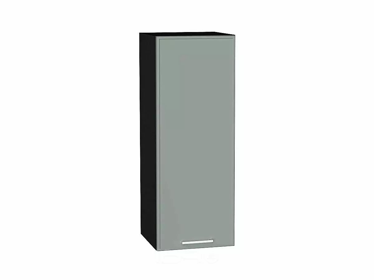 Шкаф верхний с 1-ой дверцей Квадро Аквамарин/Graphite 920*350*321