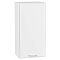 Шкаф верхний с 1-ой дверцей Квадро Белый/Белый 920*450*321