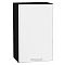 Шкаф верхний с 1-ой дверцей Квадро Белый/Graphite 716*450*321