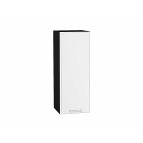 Шкаф верхний с 1-ой дверцей Квадро Белый/Graphite 920*350*321