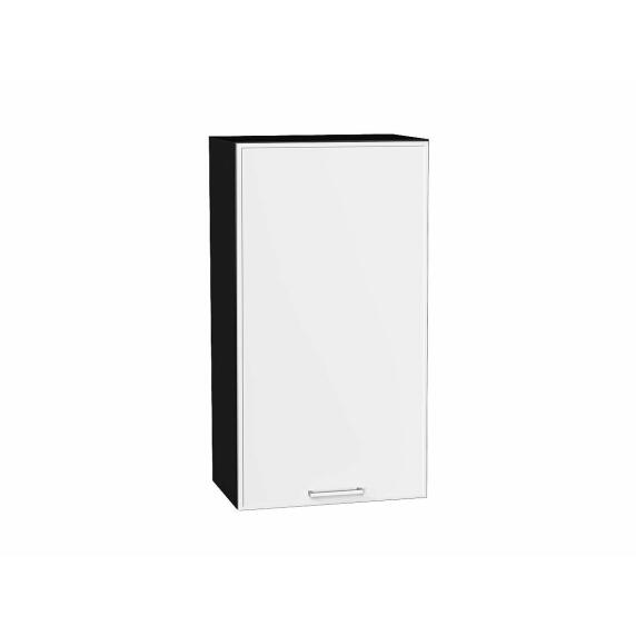 Шкаф верхний с 1-ой дверцей Квадро Белый/Graphite 920*500*321