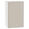 Шкаф верхний с 1-ой дверцей Квадро Кашемир/Белый 716*450*321