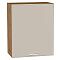 Шкаф верхний с 1-ой дверцей Квадро Кашемир/Дуб Вотан 716*600*321
