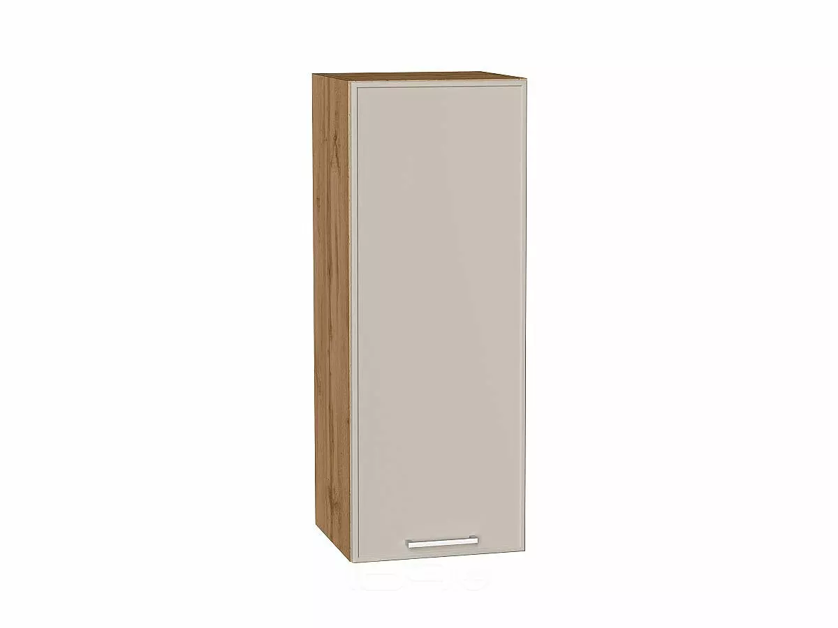 Шкаф верхний с 1-ой дверцей Квадро Кашемир/Дуб Вотан 920*350*321