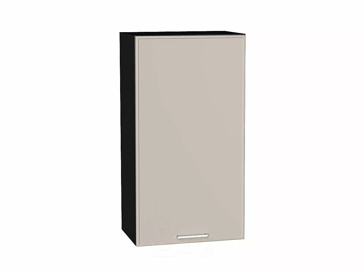 Шкаф верхний с 1-ой дверцей Квадро Кашемир/Graphite 920*500*321