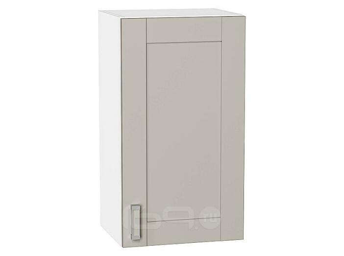 Шкаф верхний с 1-ой дверцей Лофт Grey Silk/Белый 716*400*320