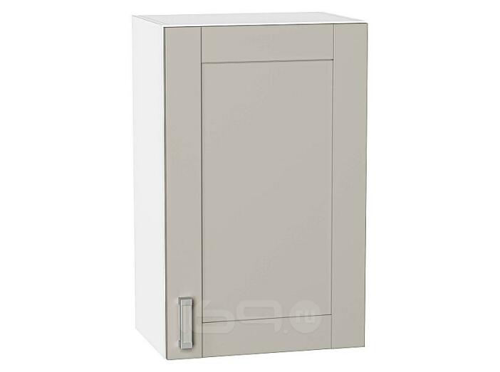 Шкаф верхний с 1-ой дверцей Лофт Grey Silk/Белый 716*450*320