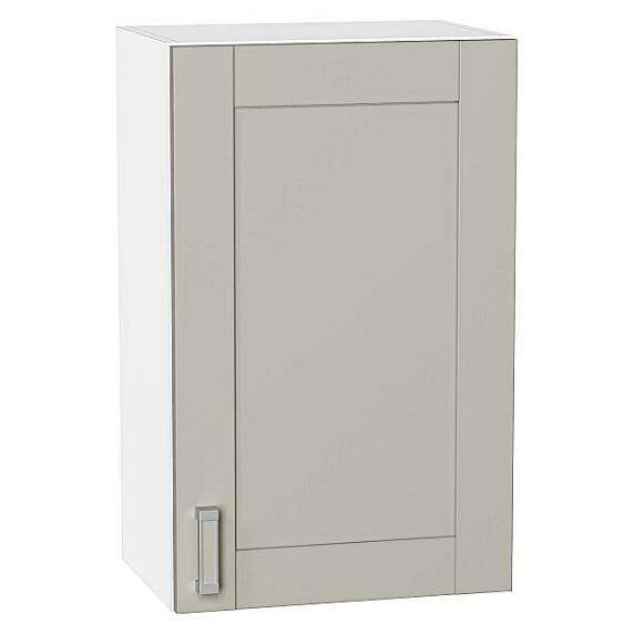 Шкаф верхний с 1-ой дверцей Лофт Grey Silk/Белый 716*450*320