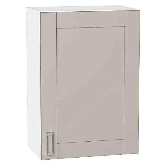 Шкаф верхний с 1-ой дверцей Лофт Grey Silk/Белый 716*500*320