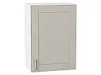 Шкаф верхний с 1-ой дверцей Лофт Grey Silk/Белый 716*500*320