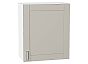 Шкаф верхний с 1-ой дверцей Лофт Grey Silk/Белый 716*600*320