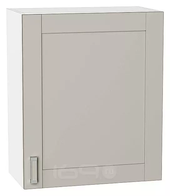 Шкаф верхний с 1-ой дверцей Лофт Grey Silk/Белый 716*600*320