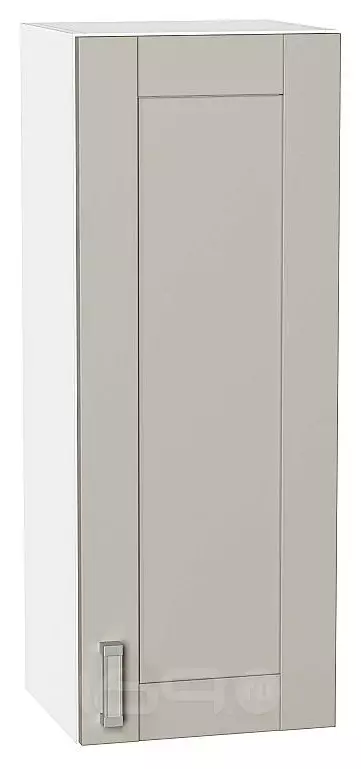 Шкаф верхний с 1-ой дверцей Лофт Grey Silk/Белый 920*350*320
