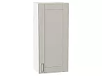 Шкаф верхний с 1-ой дверцей Лофт Grey Silk/Белый 920*400*320