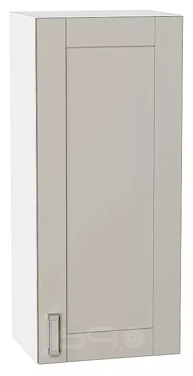 Шкаф верхний с 1-ой дверцей Лофт Grey Silk/Белый 920*400*320