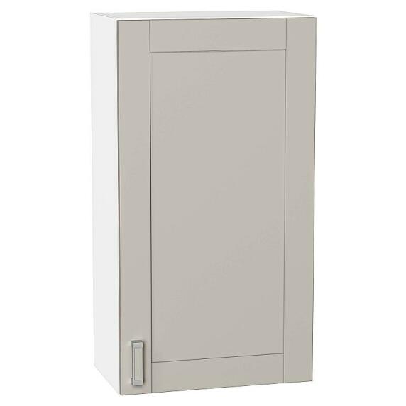 Шкаф верхний с 1-ой дверцей Лофт Grey Silk/Белый 920*500*320