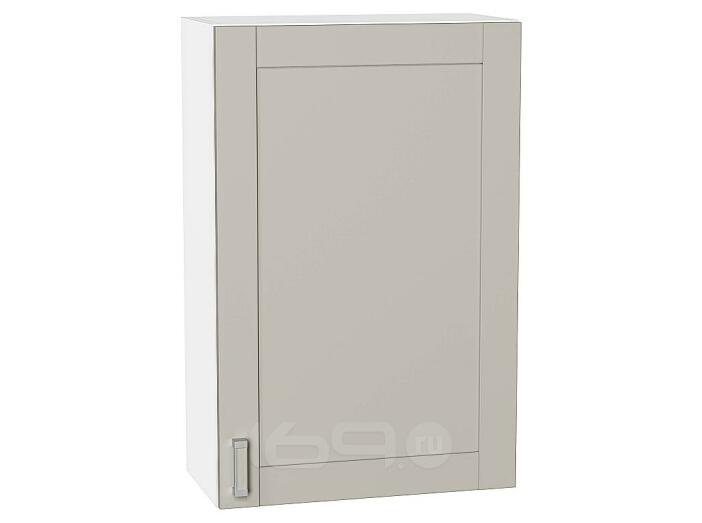 Шкаф верхний с 1-ой дверцей Лофт Grey Silk/Белый 920*600*320