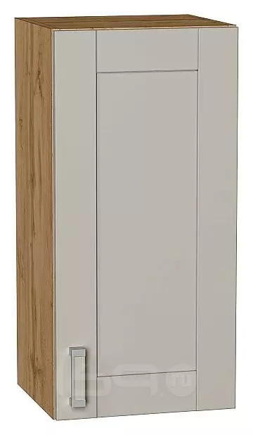 Шкаф верхний с 1-ой дверцей Лофт Grey Silk/Дуб Вотан 716*350*320