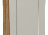 Шкаф верхний с 1-ой дверцей Лофт Grey Silk/Дуб Вотан 716*400*320