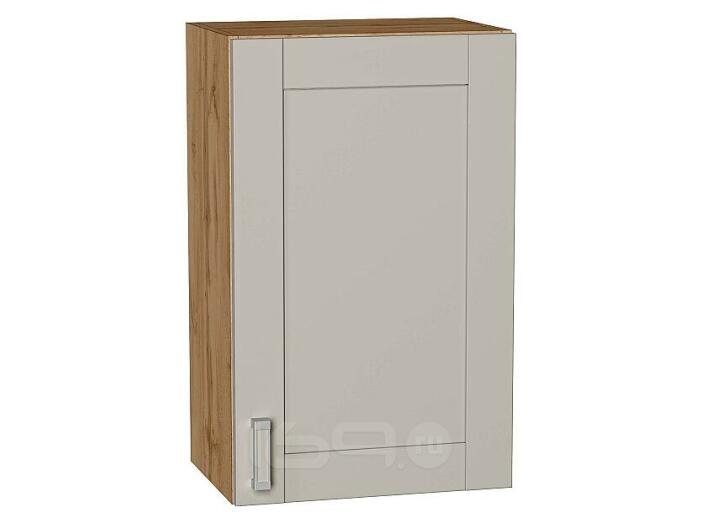 Шкаф верхний с 1-ой дверцей Лофт Grey Silk/Дуб Вотан 716*450*320