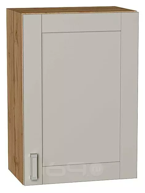 Шкаф верхний с 1-ой дверцей Лофт Grey Silk/Дуб Вотан 716*500*320