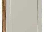 Шкаф верхний с 1-ой дверцей Лофт Grey Silk/Дуб Вотан 920*600*320