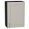 Шкаф верхний с 1-ой дверцей Лофт Grey Silk/Graphite 716*500*320 Шкаф верхний с 1-ой дверцей Лофт Grey Silk/Graphite 716*500*320
