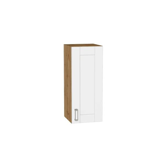 Шкаф верхний с 1-ой дверцей Лофт White Silk/Дуб Вотан 716*300*320