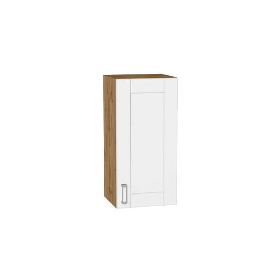 Шкаф верхний с 1-ой дверцей Лофт White Silk/Дуб Вотан 716*350*320