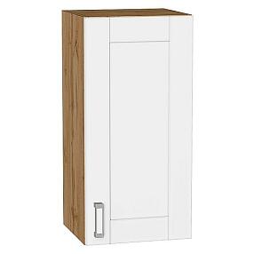Шкаф верхний с 1-ой дверцей Лофт White Silk/Дуб Вотан 716*350*320