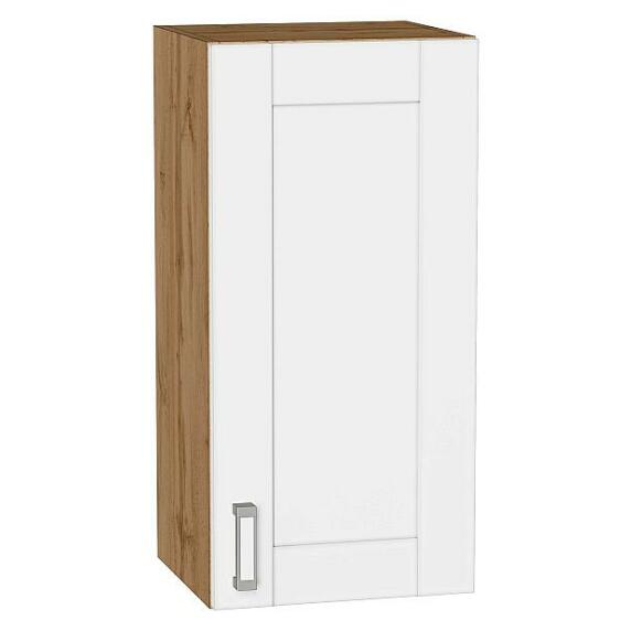 Шкаф верхний с 1-ой дверцей Лофт White Silk/Дуб Вотан 716*350*320
