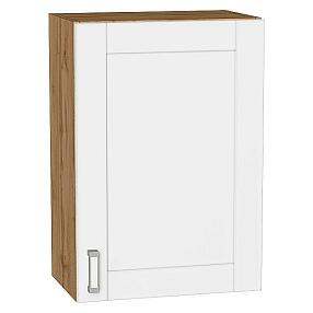 Шкаф верхний с 1-ой дверцей Лофт White Silk/Дуб Вотан 716*500*320
