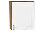 Шкаф верхний с 1-ой дверцей Лофт White Silk/Дуб Вотан 716*600*320
