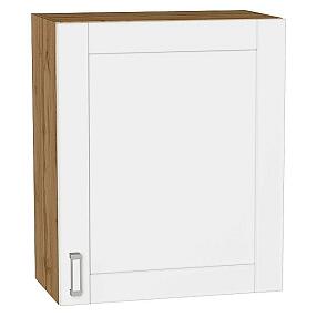 Шкаф верхний с 1-ой дверцей Лофт White Silk/Дуб Вотан 716*600*320