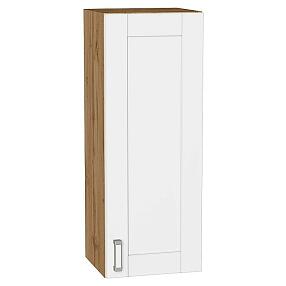 Шкаф верхний с 1-ой дверцей Лофт White Silk/Дуб Вотан 920*350*320