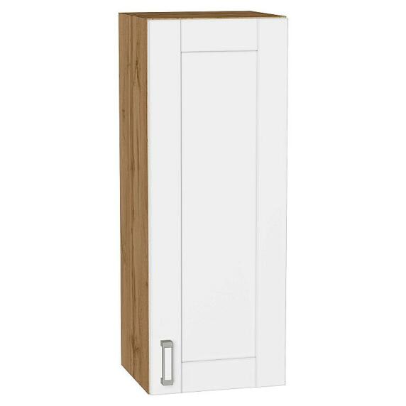 Шкаф верхний с 1-ой дверцей Лофт White Silk/Дуб Вотан 920*350*320