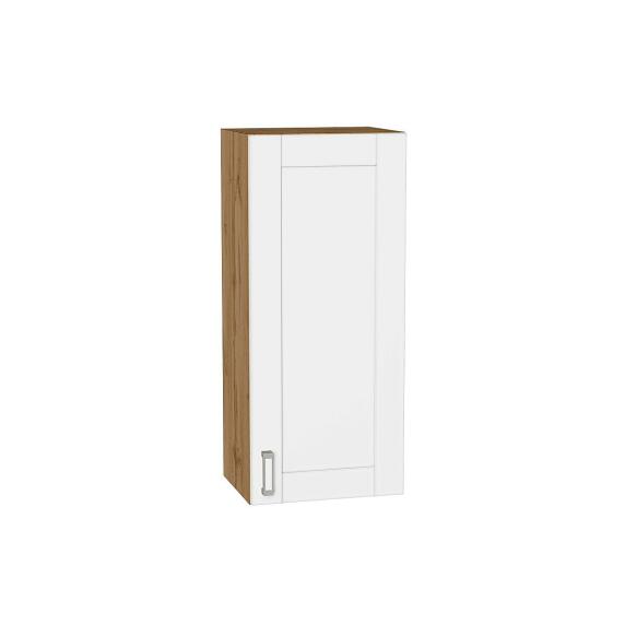 Шкаф верхний с 1-ой дверцей Лофт White Silk/Дуб Вотан 920*400*320