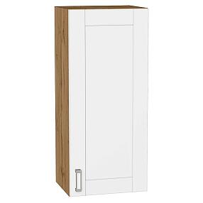 Шкаф верхний с 1-ой дверцей Лофт White Silk/Дуб Вотан 920*400*320