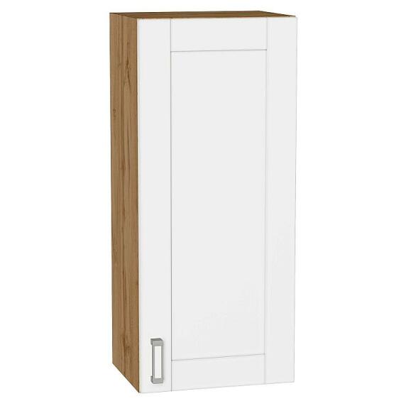 Шкаф верхний с 1-ой дверцей Лофт White Silk/Дуб Вотан 920*400*320