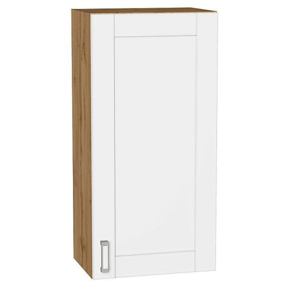 Шкаф верхний с 1-ой дверцей Лофт White Silk/Дуб Вотан 920*450*320