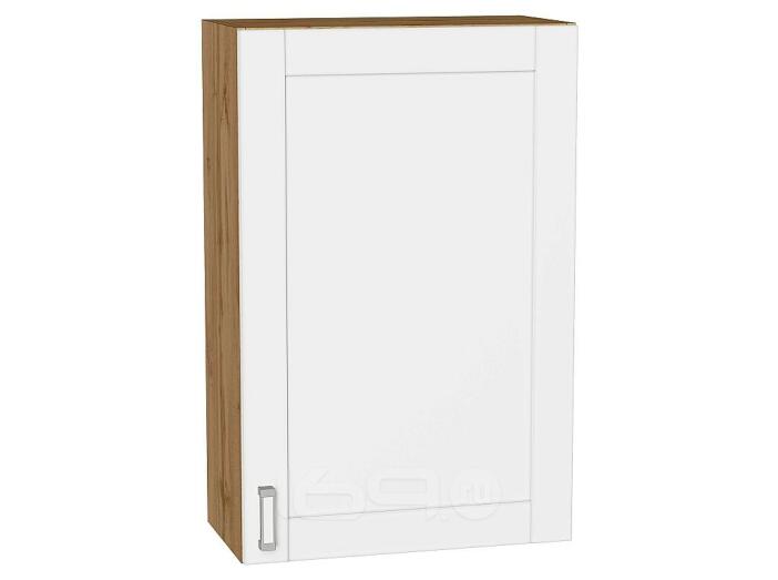 Шкаф верхний с 1-ой дверцей Лофт White Silk/Дуб Вотан 920*600*320