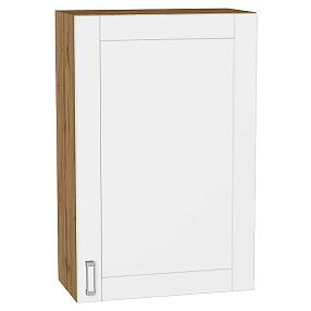 Шкаф верхний с 1-ой дверцей Лофт White Silk/Дуб Вотан 920*600*320
