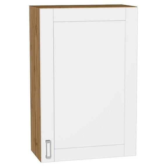 Шкаф верхний с 1-ой дверцей Лофт White Silk/Дуб Вотан 920*600*320