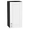 Шкаф верхний с 1-ой дверцей Лофт White Silk/Graphite 716*350*320