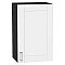 Шкаф верхний с 1-ой дверцей Лофт White Silk/Graphite 716*450*320