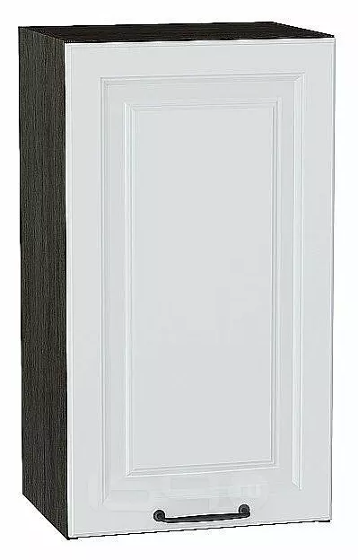 Шкаф верхний с 1-ой дверцей Ницца Blanco/Graphite 716*400*318