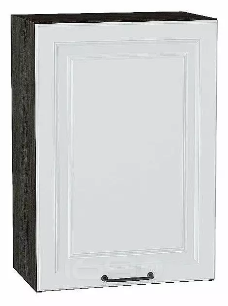 Шкаф верхний с 1-ой дверцей Ницца Blanco/Graphite 716*500*318